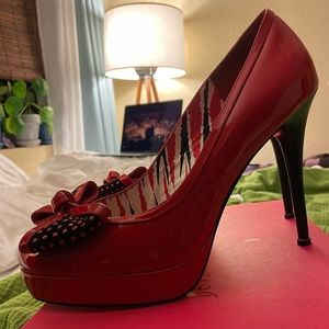 Betsey Johnson Red Pumps